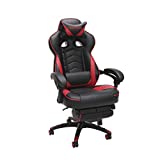 RESPAWN 110 Racing Style Gaming Chair, Reclining Ergonomic Chair with Footrest, in Red (RSP-110-RED)