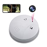 Spy Camera Wireless Hidden ZXWDDP HD 1080P Nanny Cam Baby Pet Monitor WiFi Smoke Detector Camera Motion Detection/Indoor Security Monitoring Camera Support iOS/Android