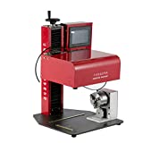 KUNTAI Bench Top Dot Peen Marking Machine with Touch Screen with Chuck Rotary with 7.87inch×5.9inch Marking Area