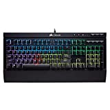 Corsair K68 RGB Mechanical Gaming Keyboard, Backlit RGB LED, Dust and Spill Resistant - Linear & Quiet - Cherry MX Red
