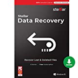 Stellar Data Recovery Software | for Windows | Standard | Recovers Deleted Data, Photos, Videos, Emails Etc. | 1 PC 1 Year | Instant Download (Email Delivery)