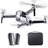 RUKO F11Pro Drones with Camera for Adults 4K UHD Camera Live Video 30 Mins Flight Time with GPS Return Home Brushless Motor-Black（1 Extra Battery + Carrying Case）