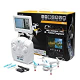 Cheerson CX-30S FPV 5.8G 4CH 6 Axis RC Quadcopter With 720P Camera RTF,Left Hand Throttle,Led Light for Night Flight Monitor Provides Real Time Transmission Function With High/Medium/Low Speed